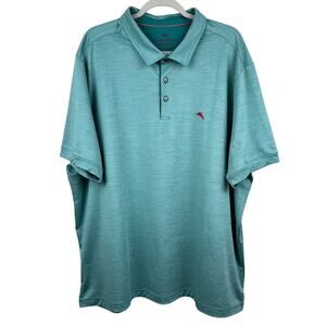 Tommy Bahama San Raphael Island Zone Polo Golf UPF Performance Green 3XL Resort